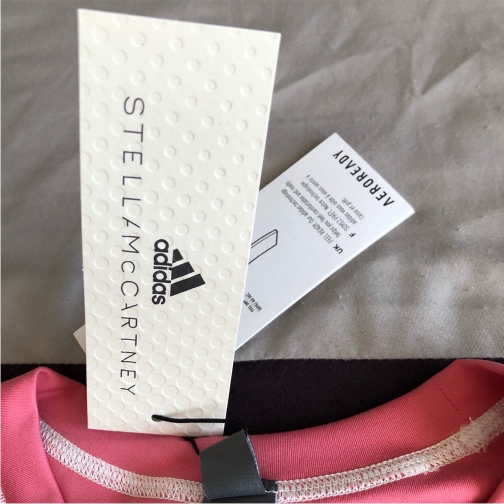 NEW Adidas x Stella McCartney Yoga Crop Top - Picture 4 of 8